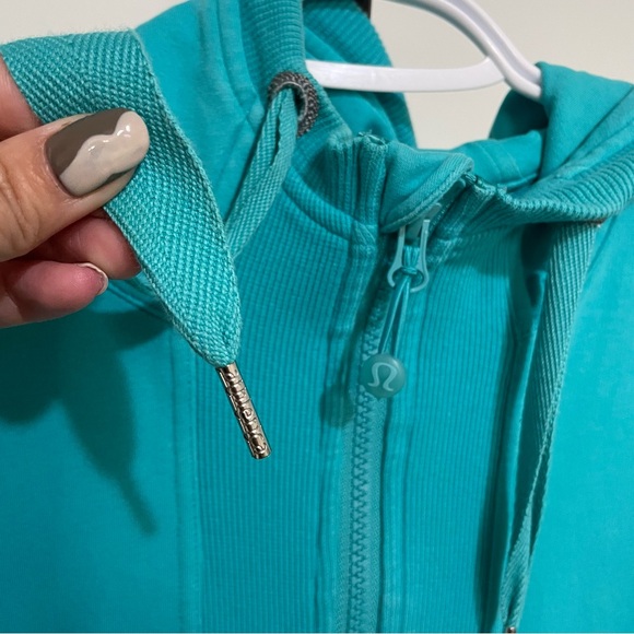 Lululemon Hooded Zip up Jacket Blue | Sz 6 - Picture 7 of 12
